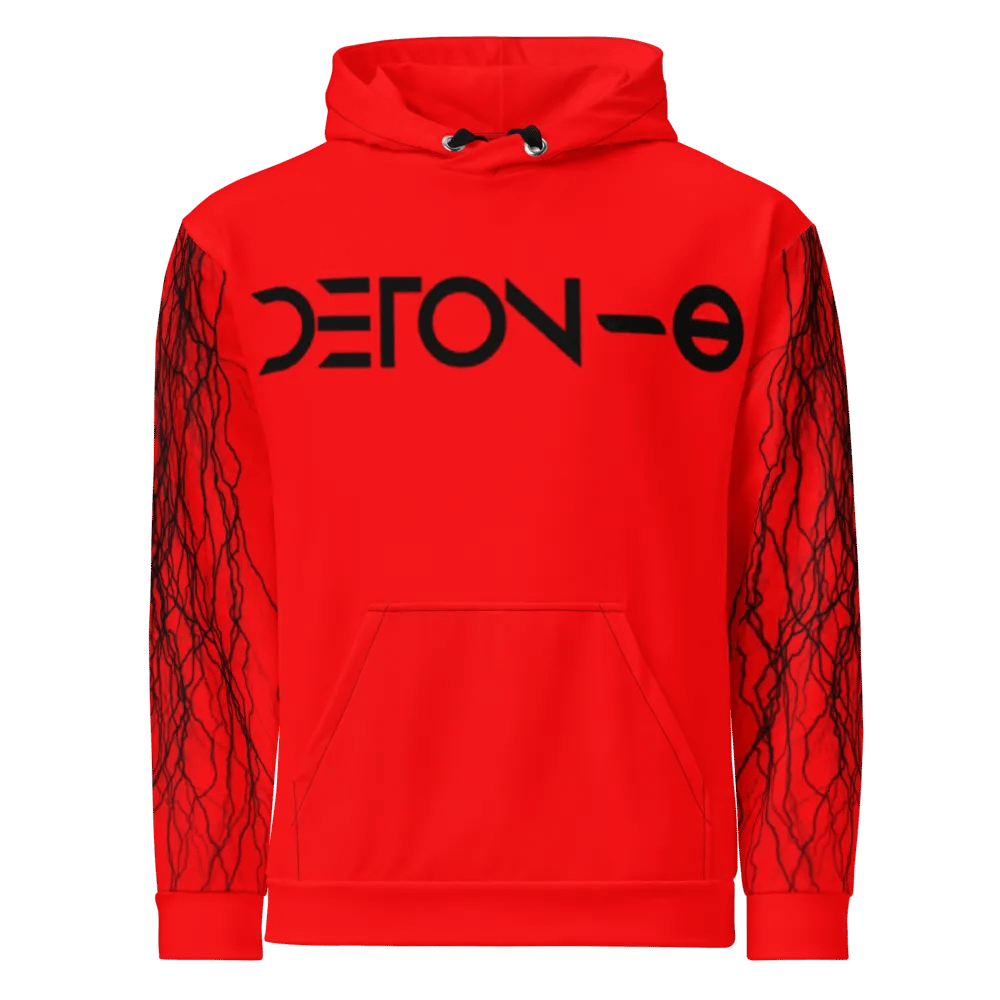 Deton-8 Lightening Red Hoodie product image (1)