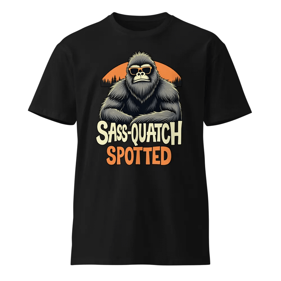 Sass-Quatch Sunset Tee product image (1)