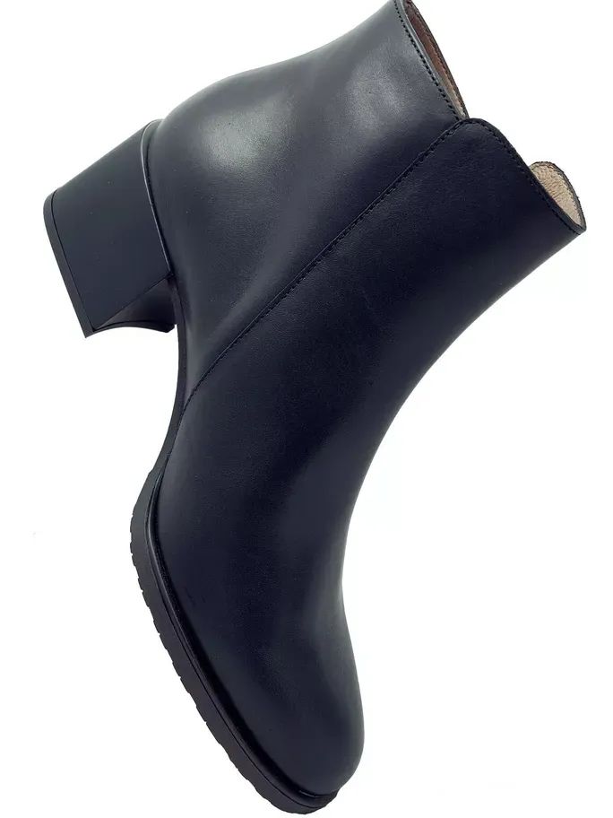 Wonders: Women's Ankle Boots With Heel Black Leather H-3520 product image (3)