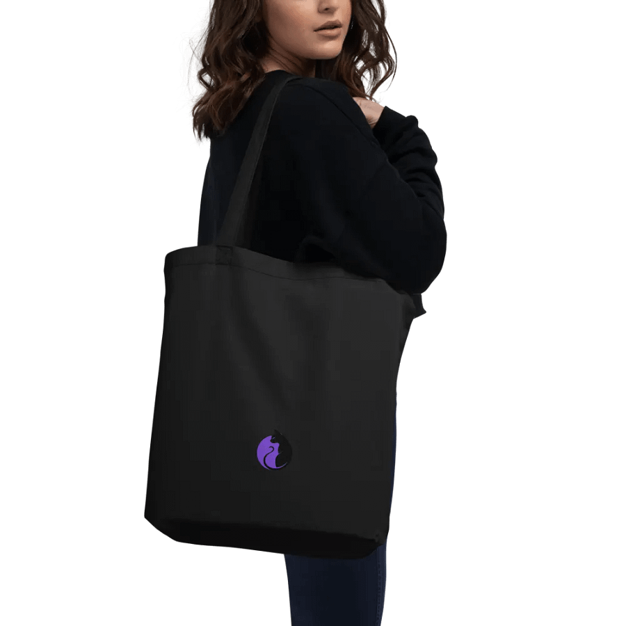 KawaiKitten Black Tote Bag product image (1)