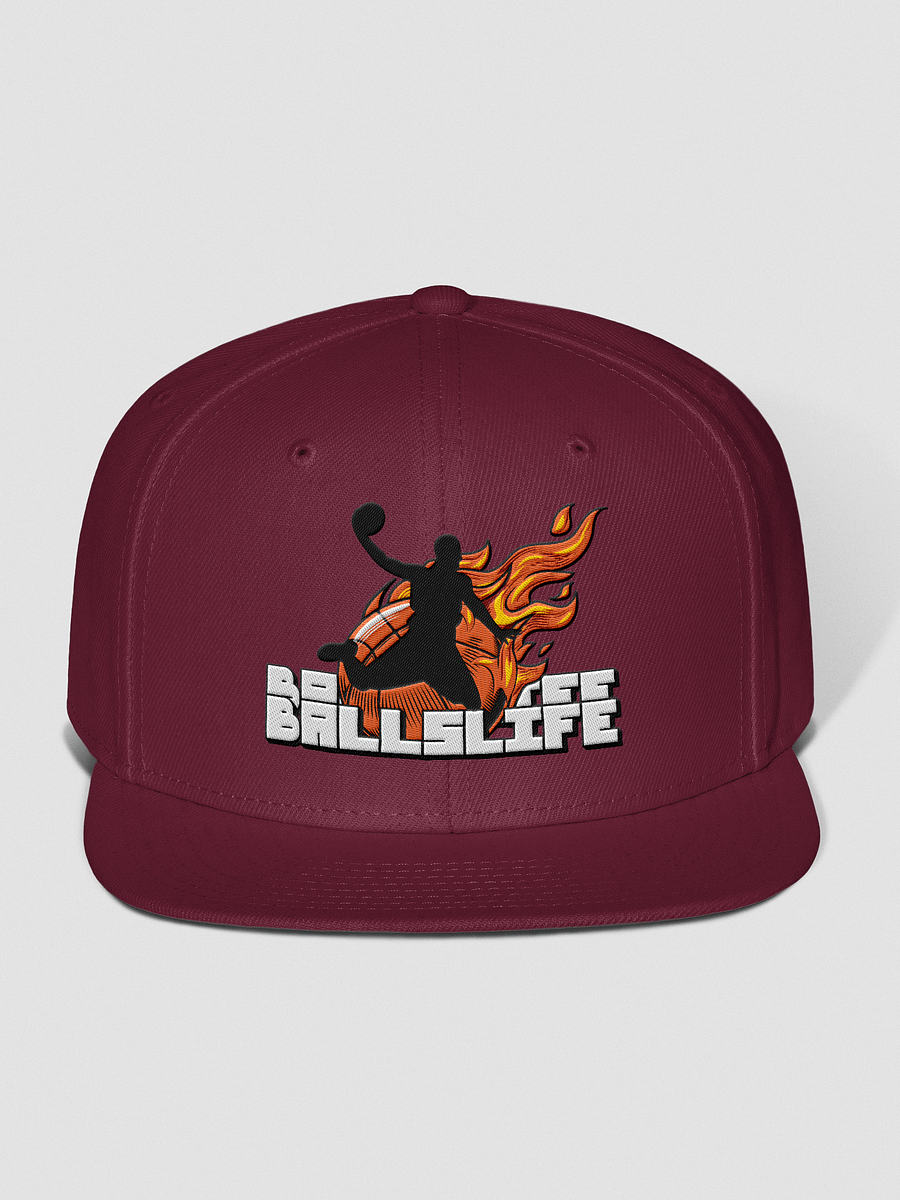 Flaming Ballislife Snapback Cap product image (10)