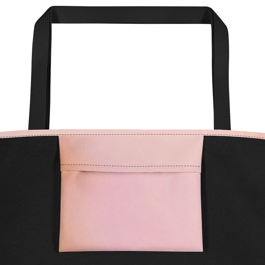 Large Tote Bag (Pink/Orange Gradient) product image (4)