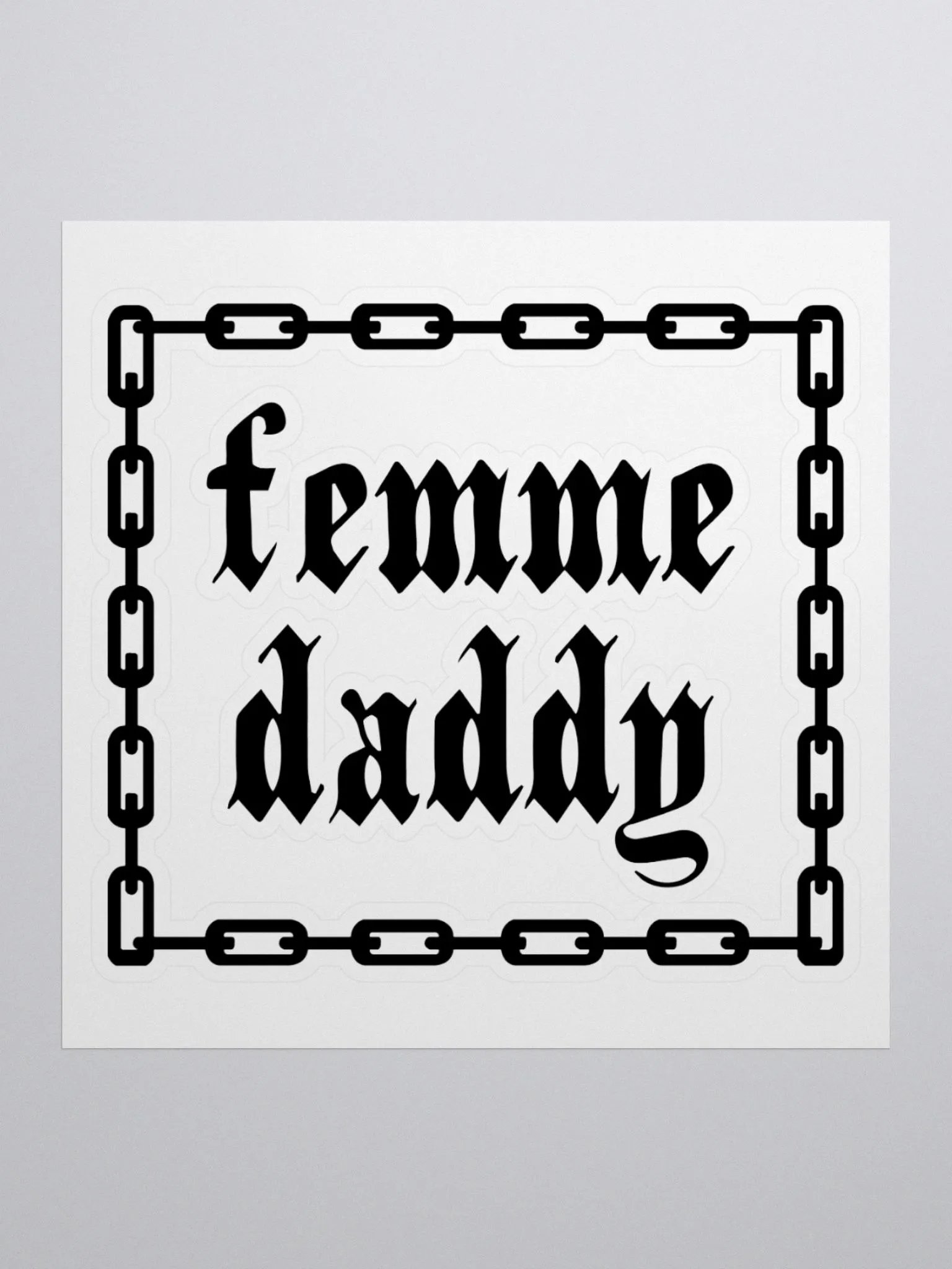 Femme Daddy Sticker ⛓️ product image (1)