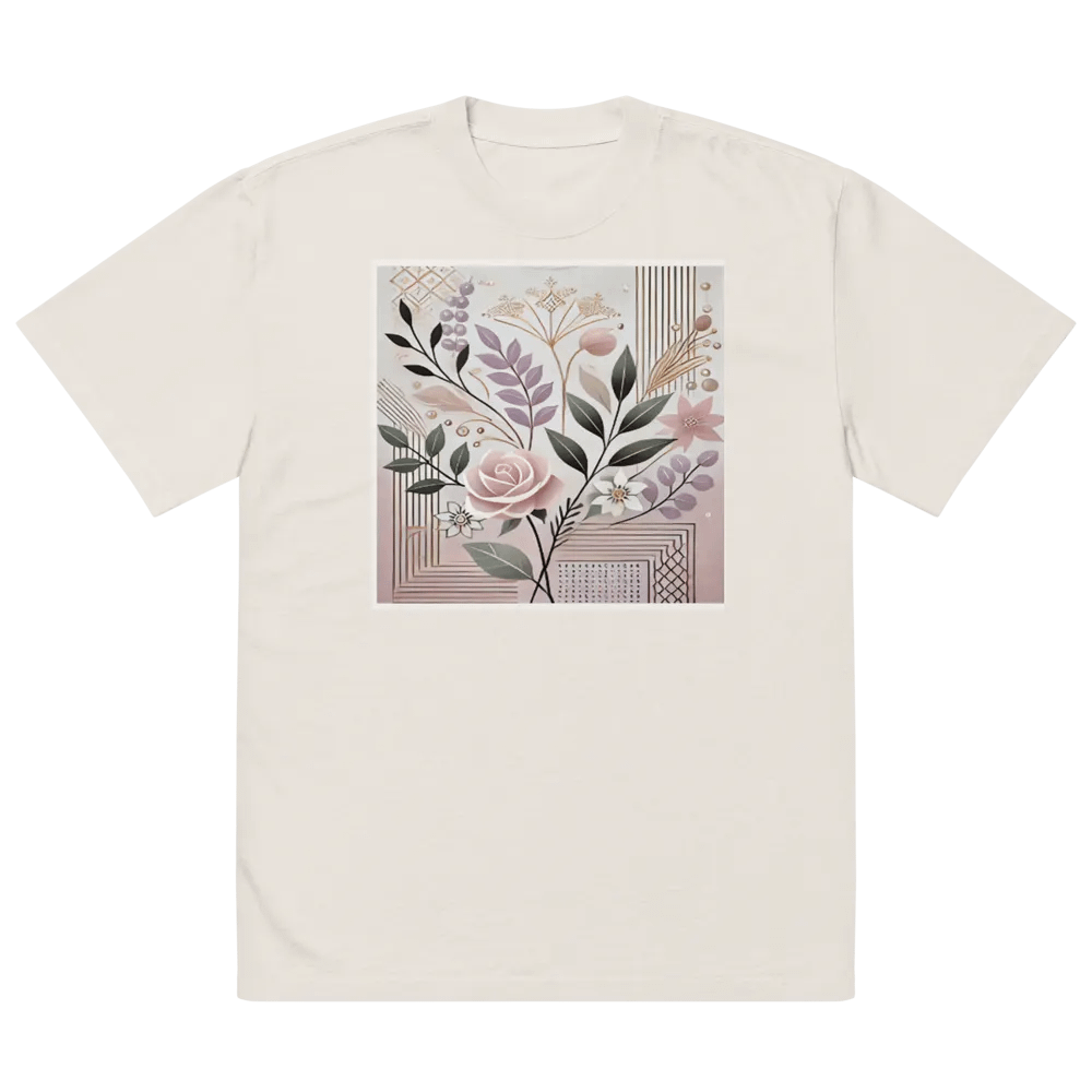Floral Fusion Oversized Tee product image (2)