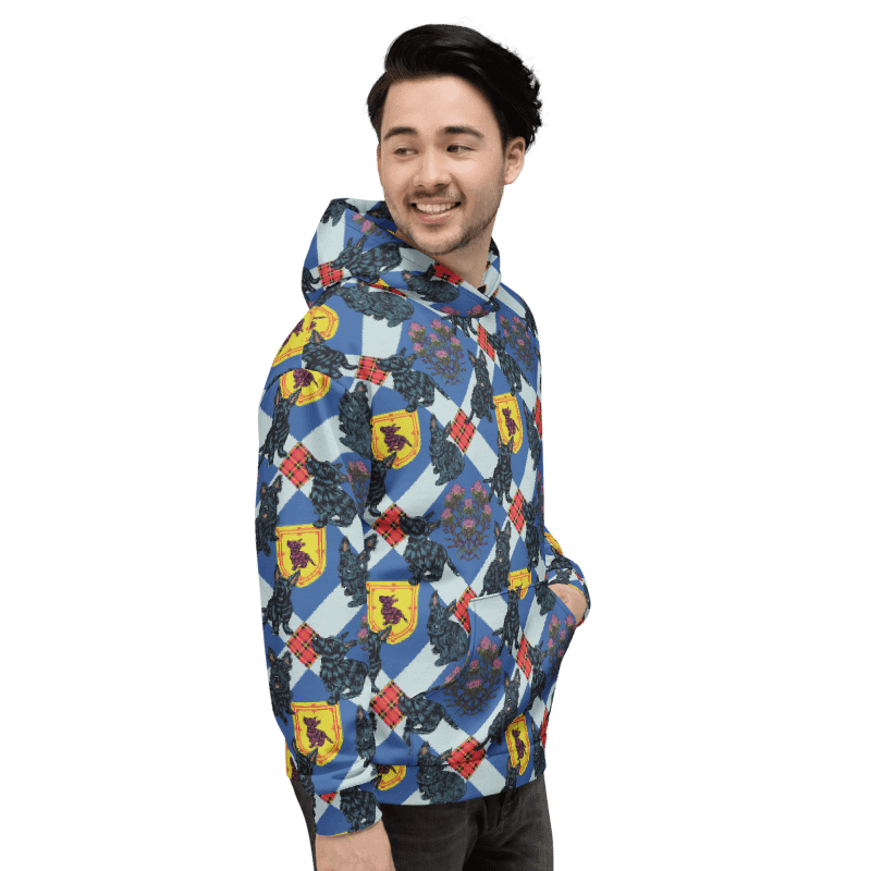 🐾 Scottie Chic | Cozy Unisex Hoodie | Monique Faella Designs™ | Dog Lover Gift | All-Over Print Sweatshirt product image (7)