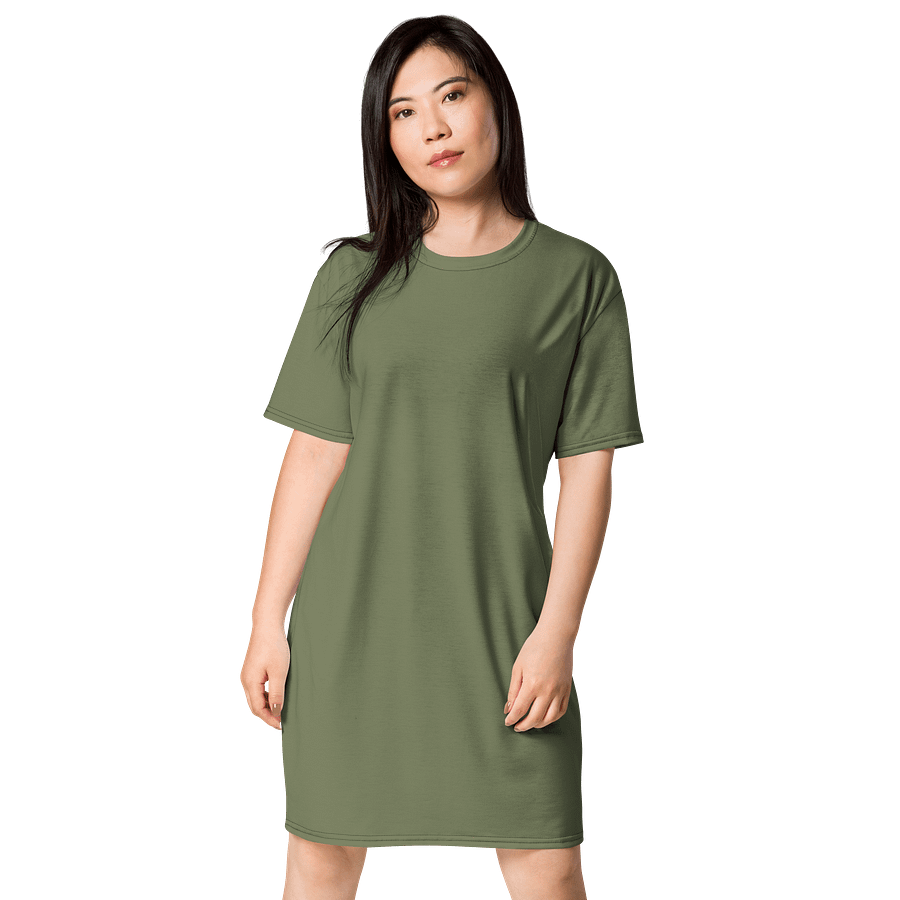 Oversized T-Shirt Dress - Vibrant Finch, Sizes 2XS-6XL product image (1)