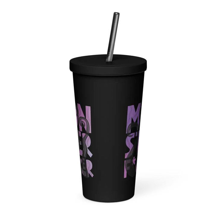 Monster F*cker Insulated Tumbler (Mauve - Censored) product image (2)