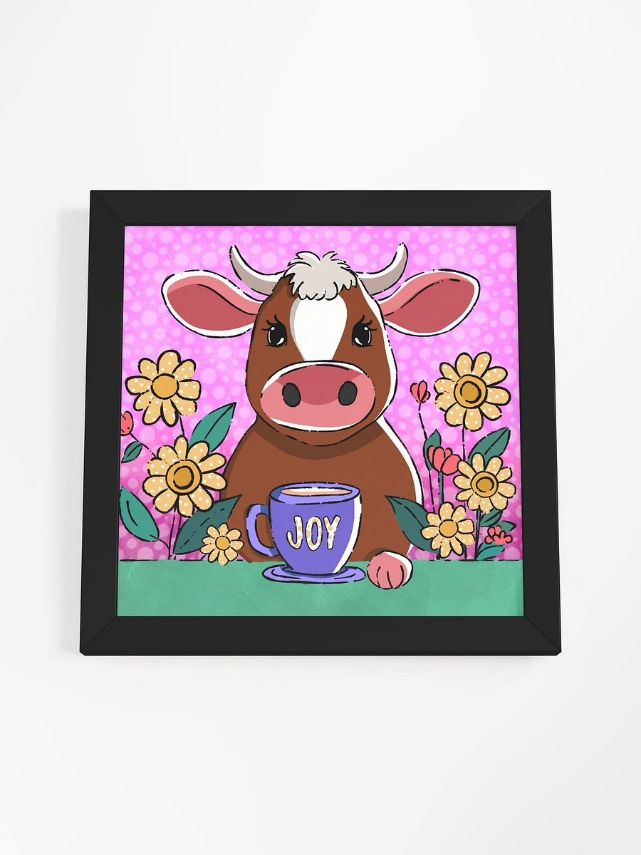 Cow Coffee Break Framed Print product image (5)