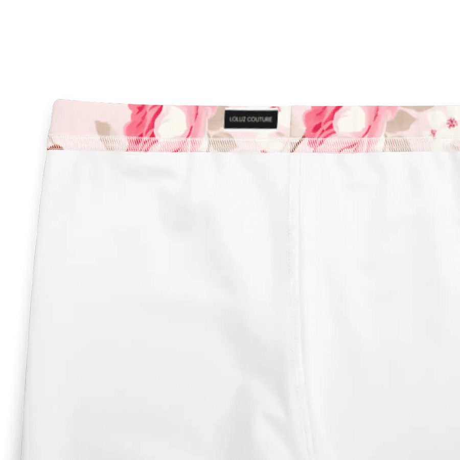 Girl's Large Pink Roses Leggings product image (5)