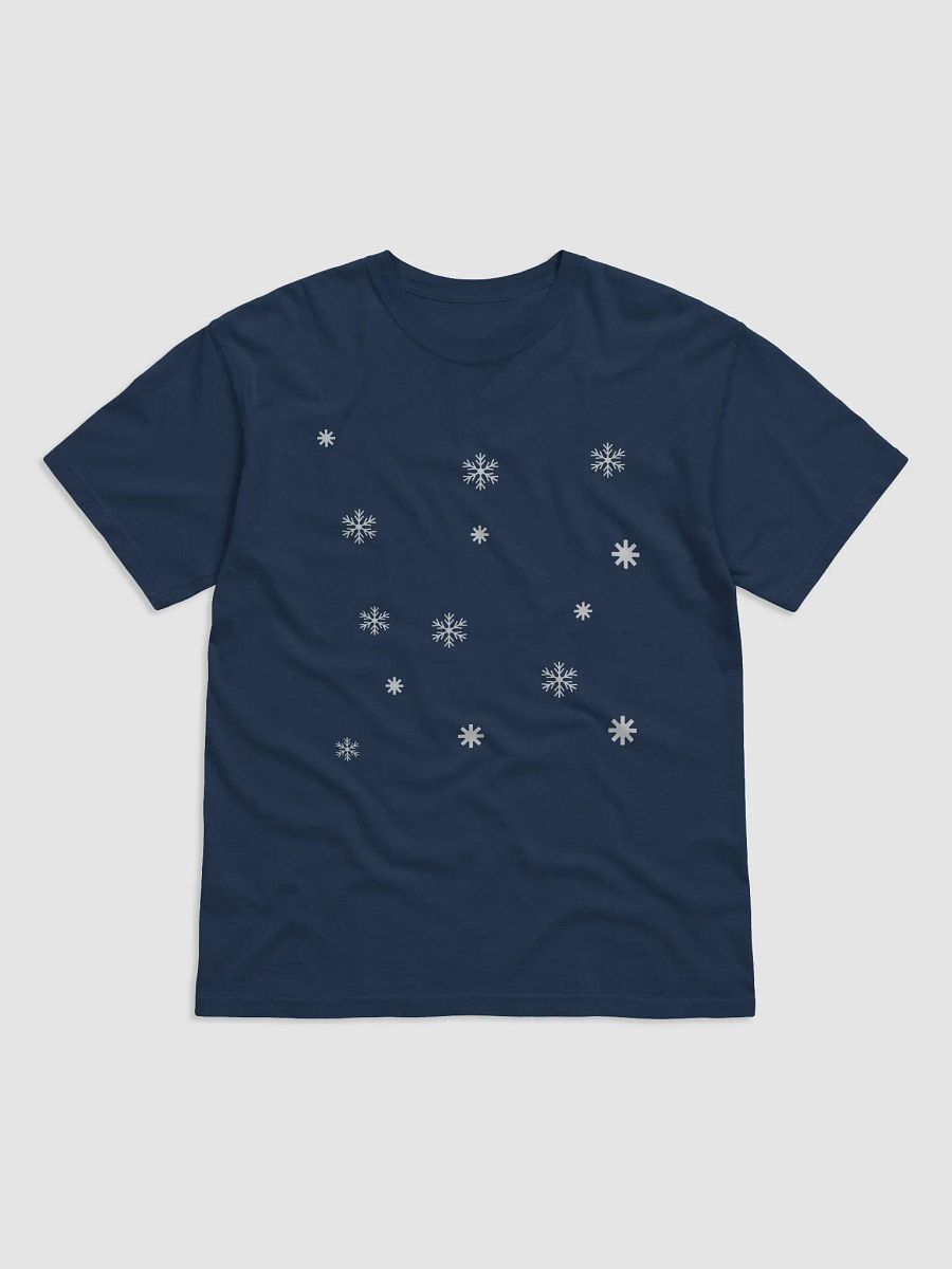 Comfort Colors 1717 Garment-Dyed Heavyweight T-Shirt SNOW FLAKS TEE SHIRT CHRISTMAS THEME product image (73)