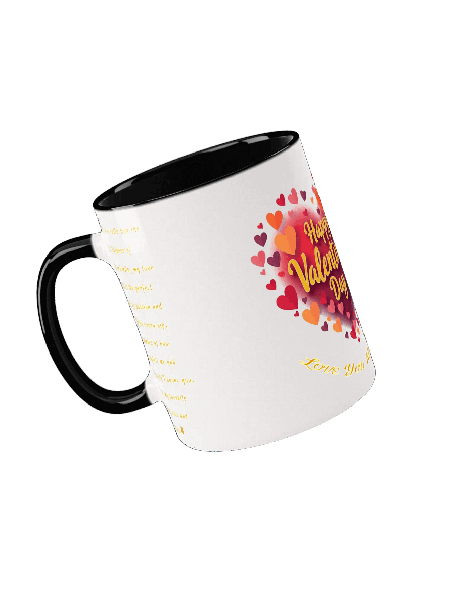 Love You Mug, Heartfelt Sips, Valentine’s Love Cup, Romantic Coffee Mug, Hugs & Kisses Mug product image (41)