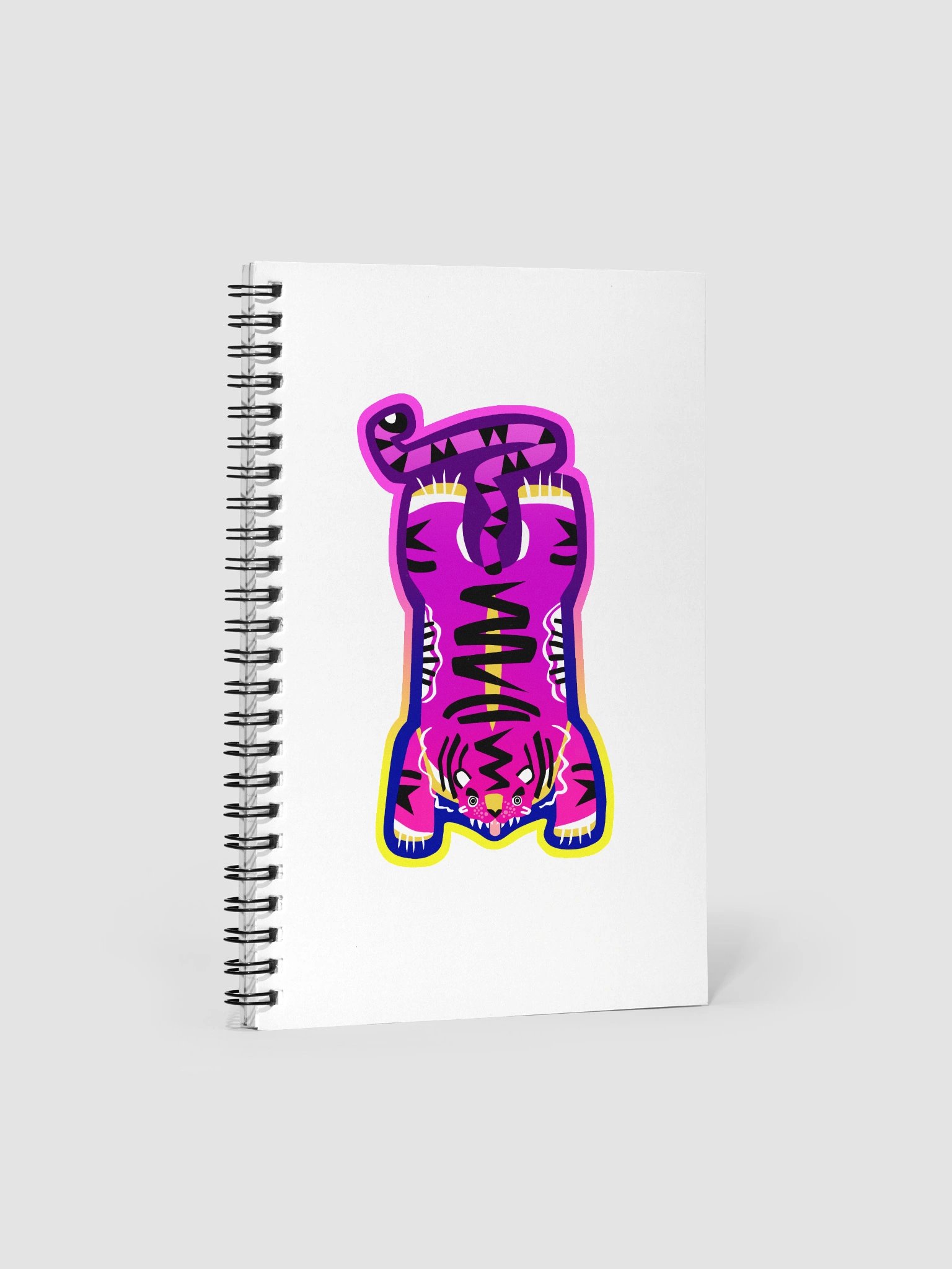 Purple and Yellow Tiger Notebook product image (1)