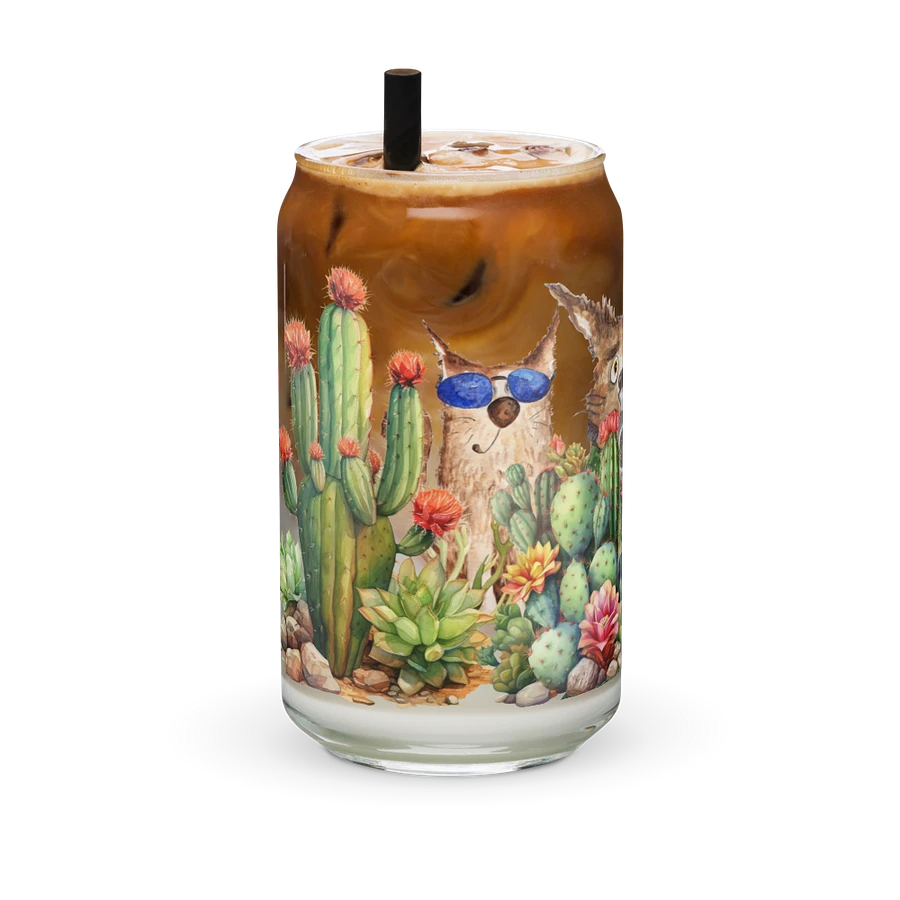 Desert Bloom: A Tale of Resilience Glass Can (16 oz) product image (13)