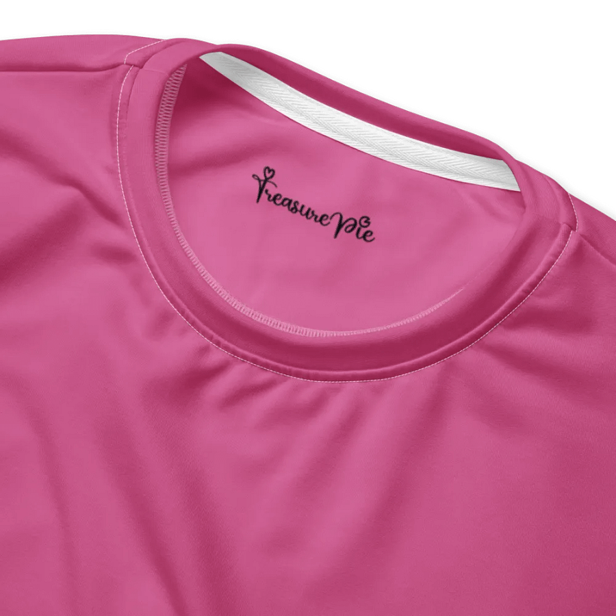 Plain Medium Pink Light Summer Unisex Recycled Polyester Heavyweight Premium Sweatshirt by Treasure Pie product image (5)