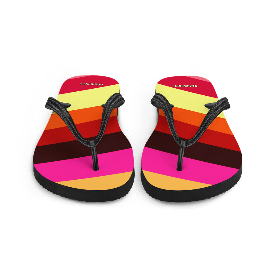 Sunburst Chevron Flip-Flops product image (4)