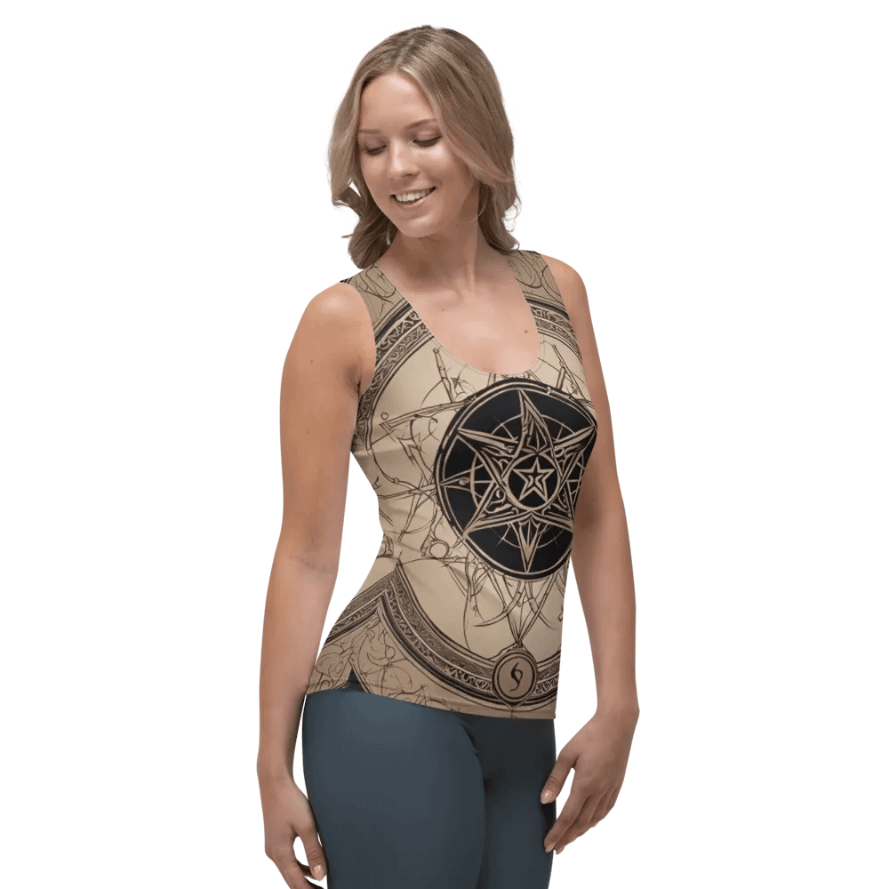 Brown Symbology Tank Top product image (3)