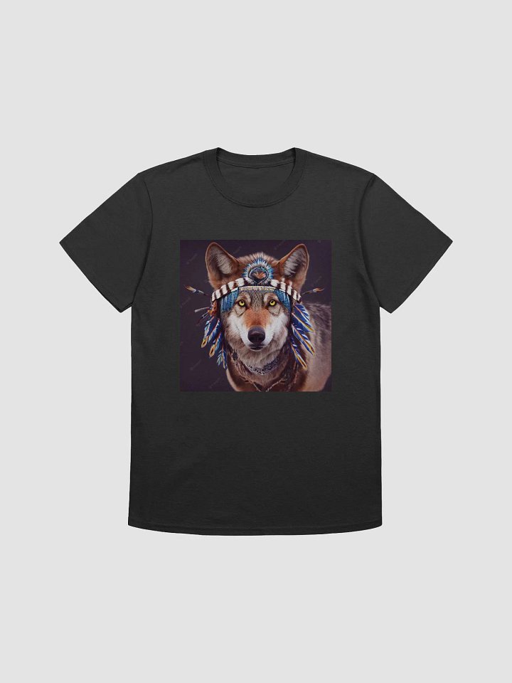 warrior wolf t-shirt product image (1)