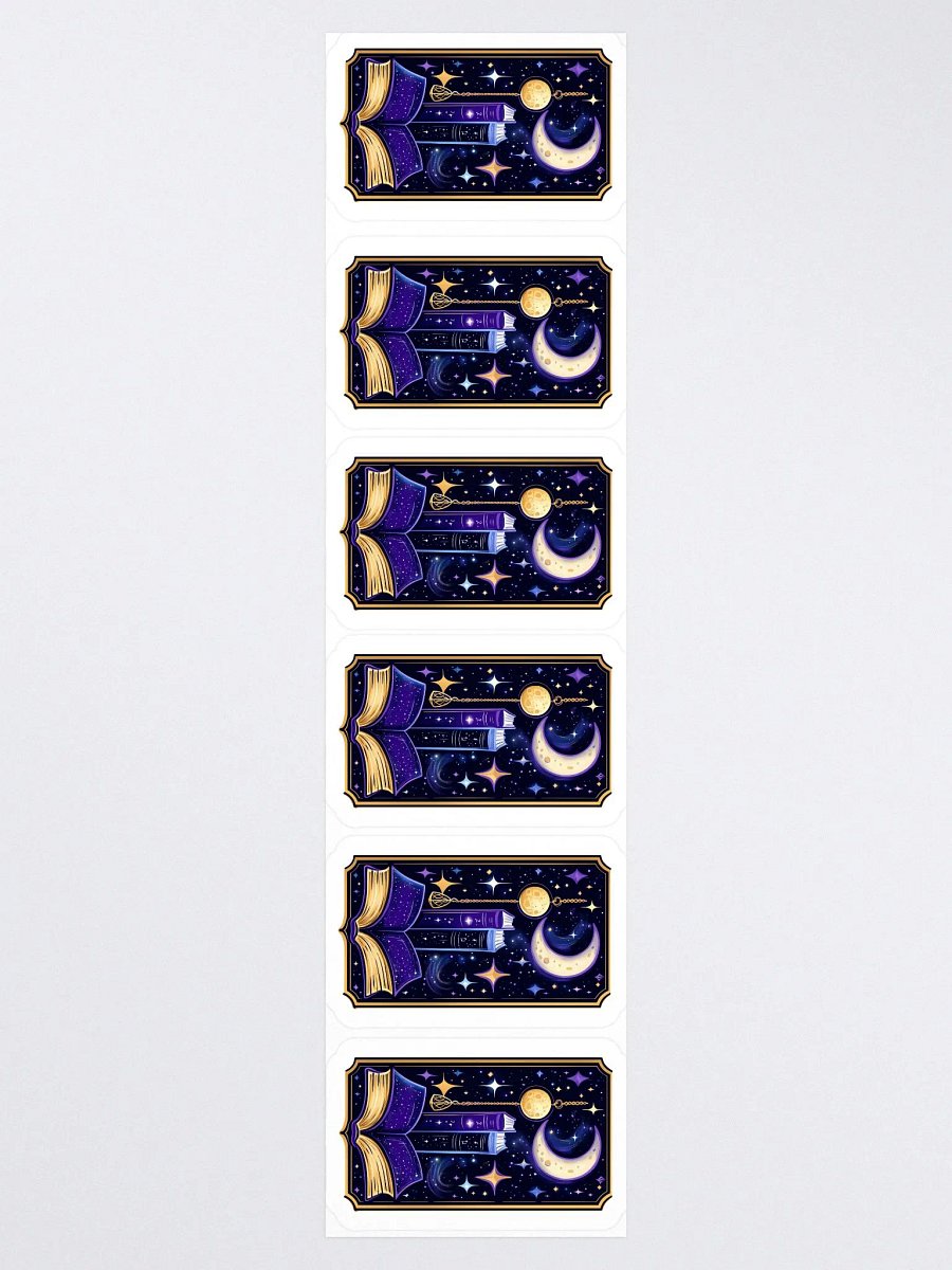 Enchanted Bookmark Mini Strip Sticker product image (3)