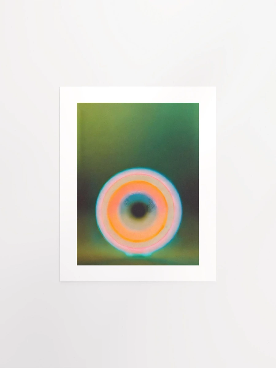 Pink And Orange Orb On Green - Print product image (1)