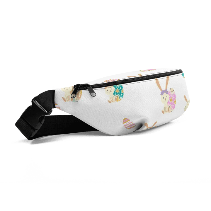 Floral Easter Bunny Eggs All Over Print Fanny Pack product image (2)