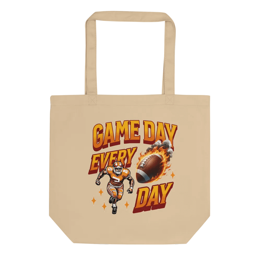 Game Day Every Day Football Eco-Friendly Tote Bag product image (1)