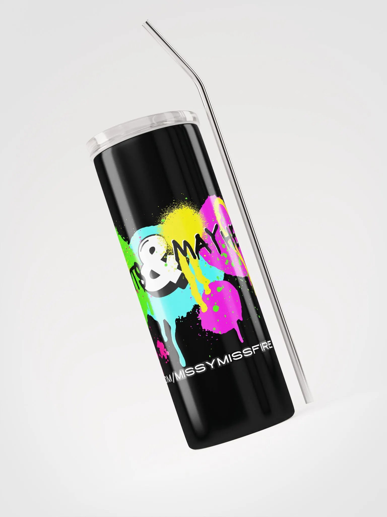 Missfits and Mayhem Tall Cup W Straw product image (3)
