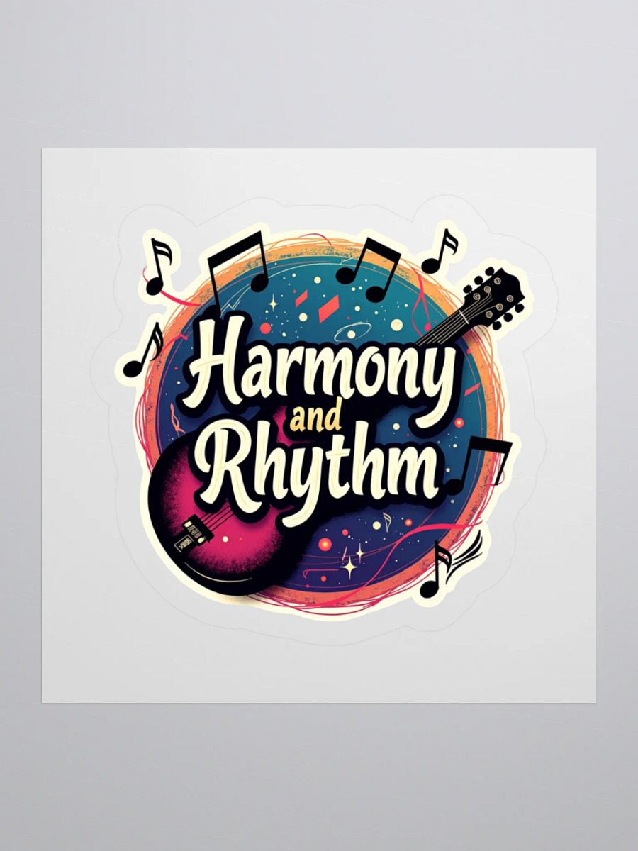 Harmony and Rhythm Guitar Stickers product image (1)