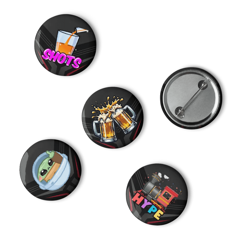 Glowing Pin Button Set product image (15)