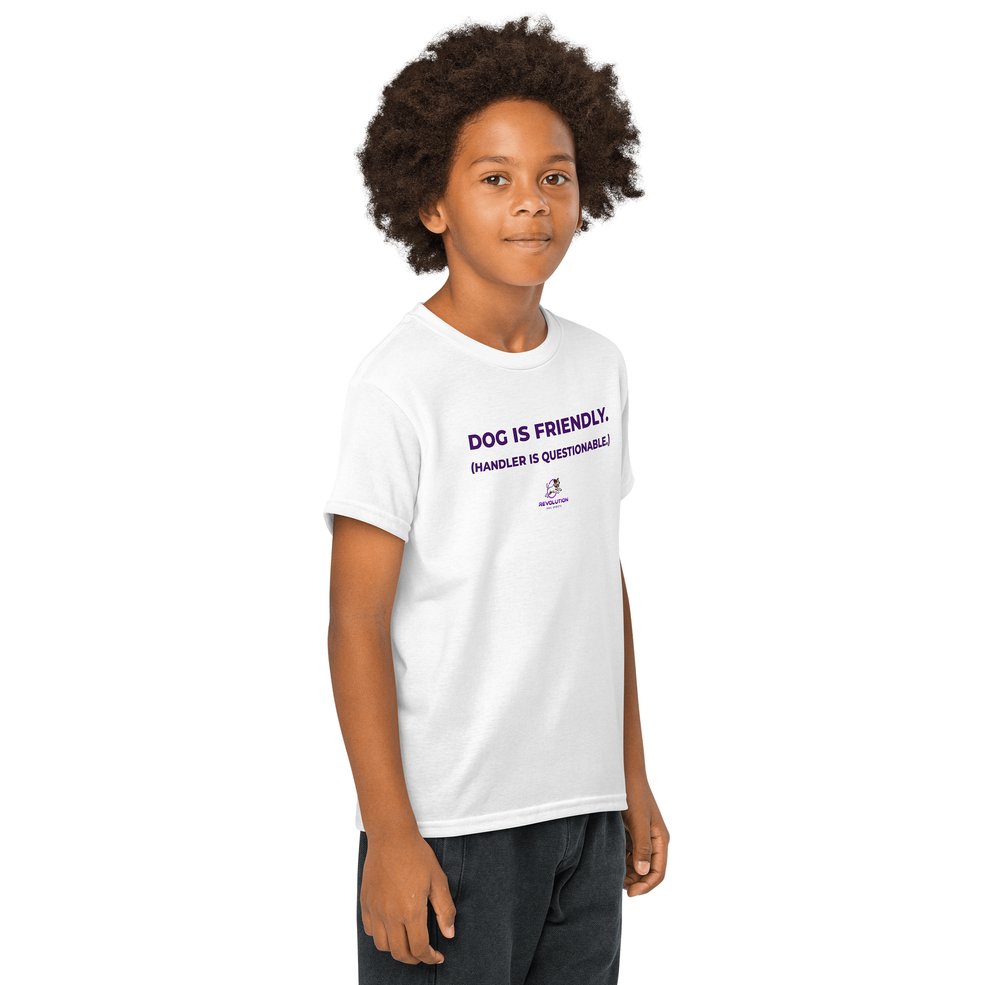 Dog Friendly, Handler Questionable Kids Tee product image (3)