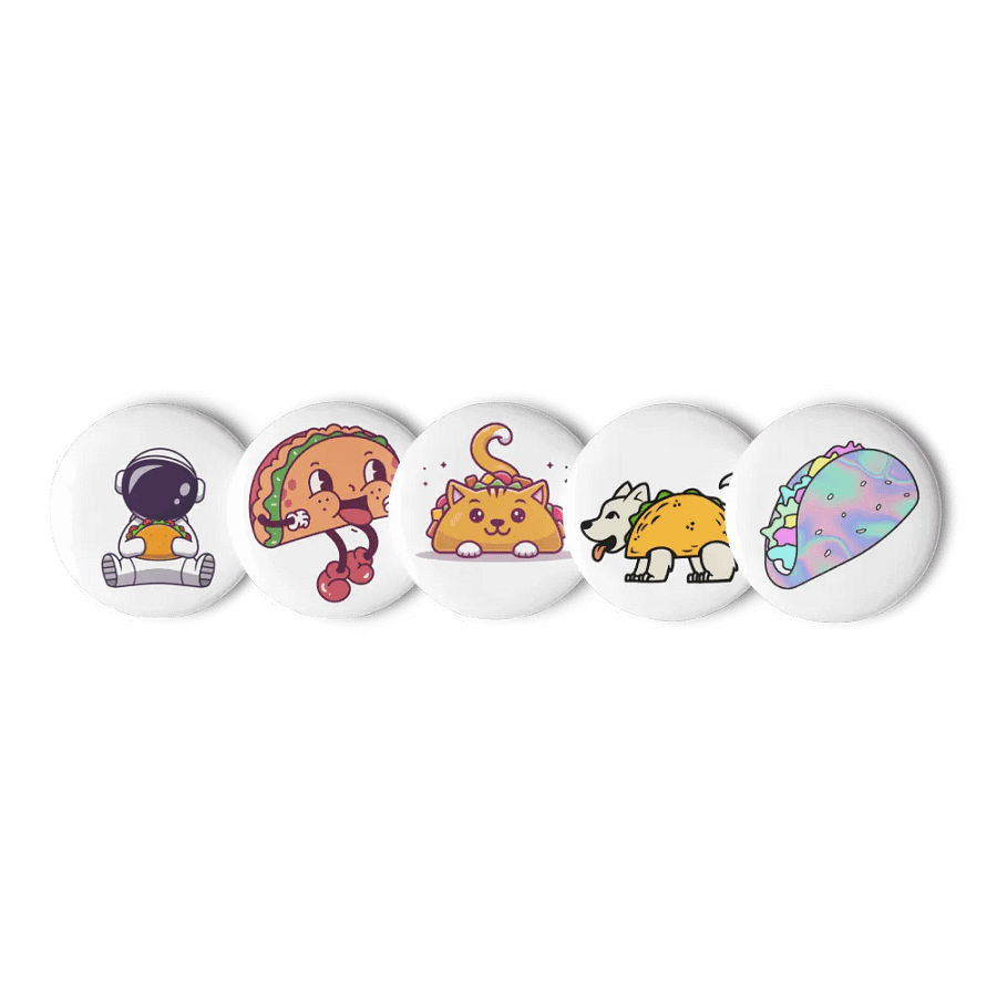 Space Taco Astronaut Pin Set product image (4)