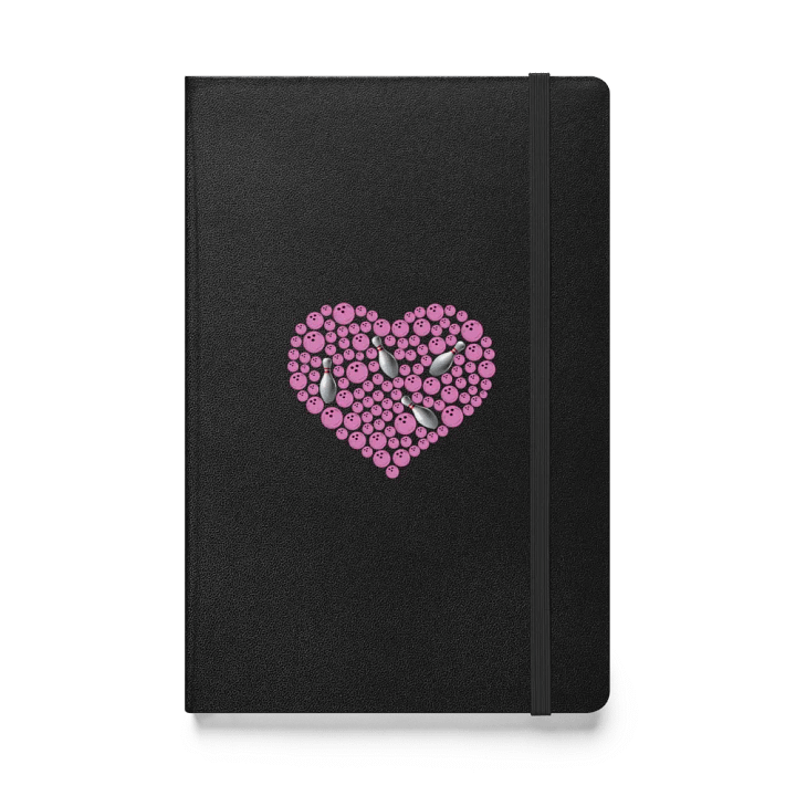 Heart Bowling Strikes Hardcover Notebook product image (1)