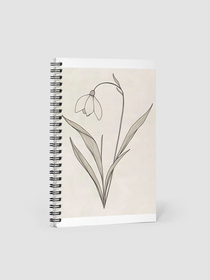 Snowdrop Notebook product image (1)