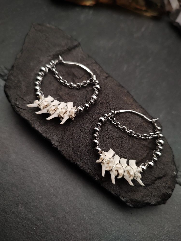 Earrings Bone Vault - Vert Chain Arc product image (1)