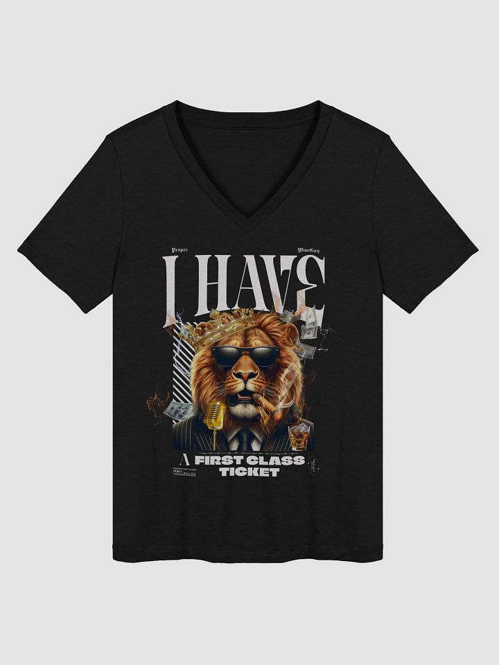 I Have a First Class Ticket Sexy V-Neck product image (1)