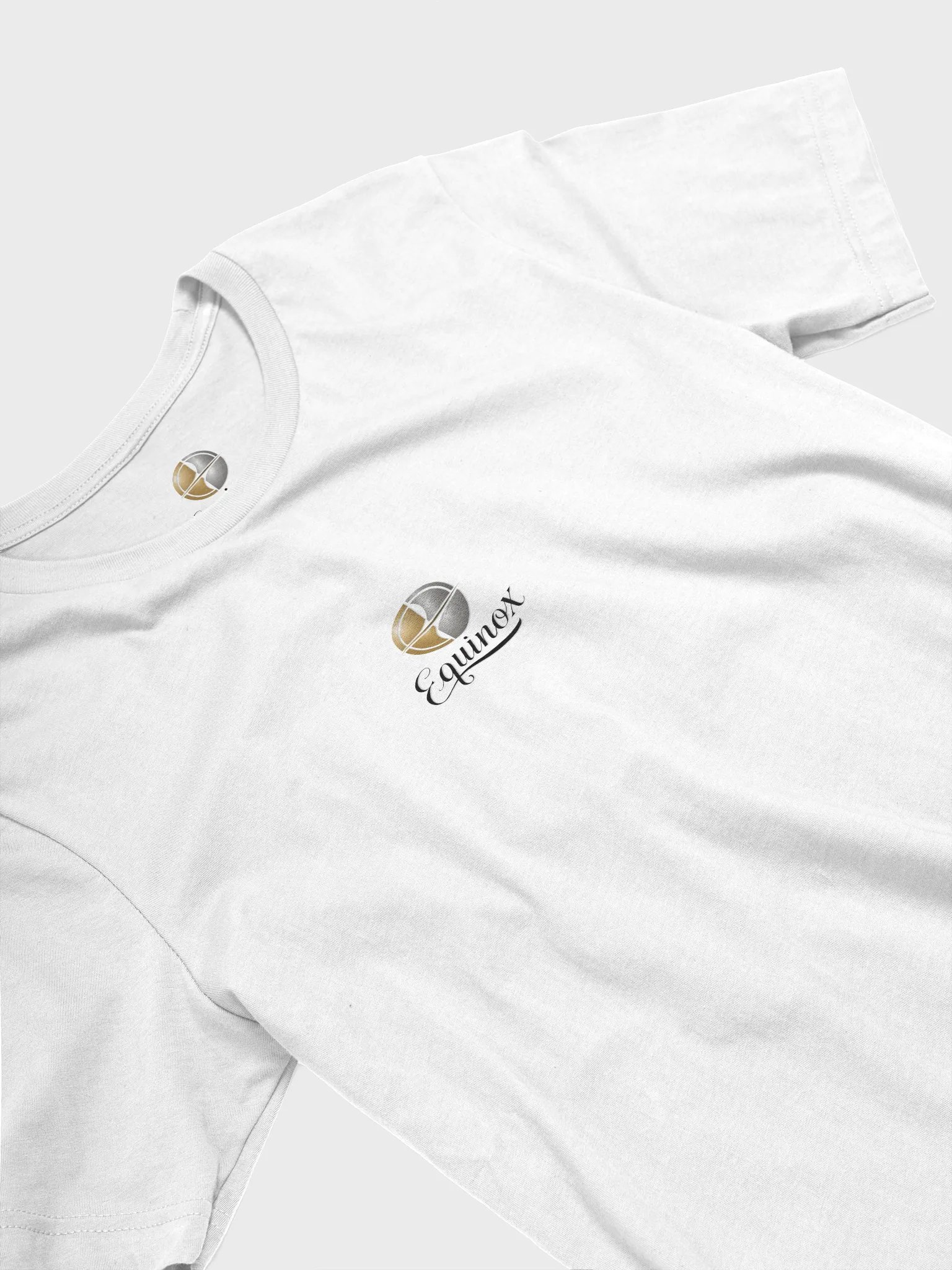 Equinox Unisex T-Shirt with Minimalist Gold Logo Design product image (5)