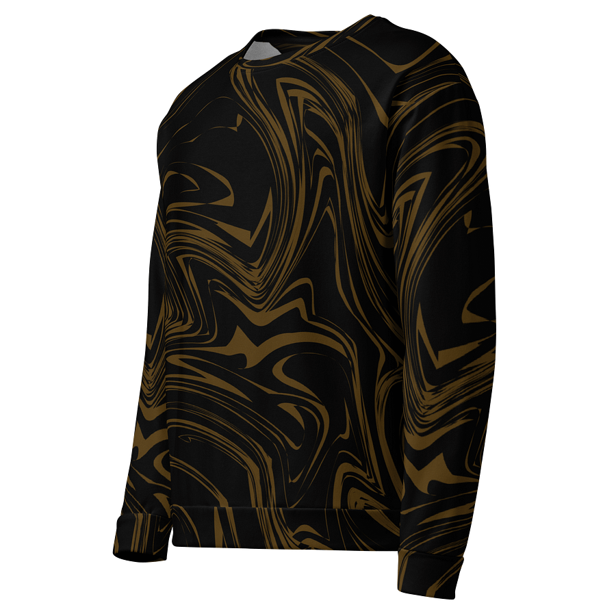 Golden Swirl Recycled Unisex Sweatshirt product image (3)