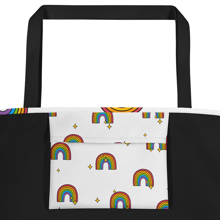 Starry Rainbow Dreams Large Tote Bag product image (2)