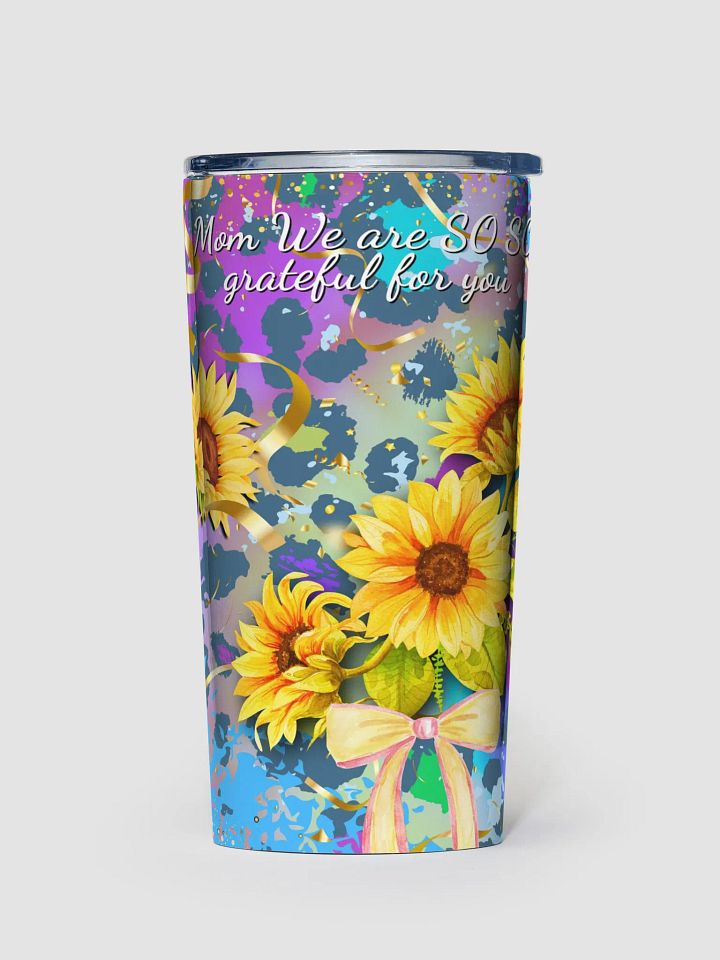 Grateful for Mom Sunflower Tumbler gift for mothersday product image (1)