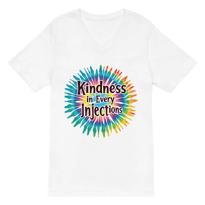 Kindness Tie-Dye V-Neck Tee product image (2)