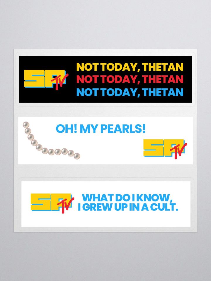 Smaller Bumper Stickers Set #1 product image (1)