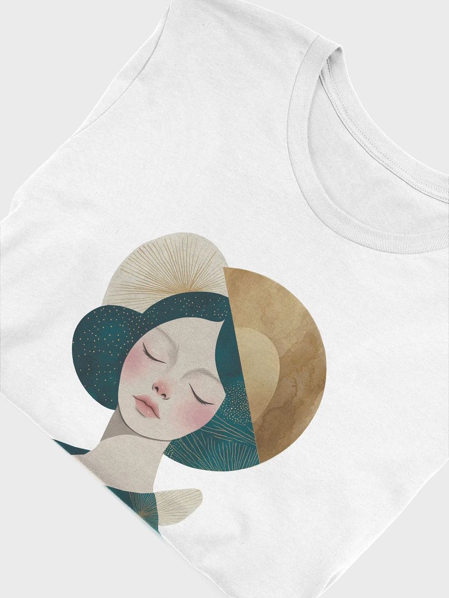 Golden Abstract Female Portrait T-Shirt product image (8)