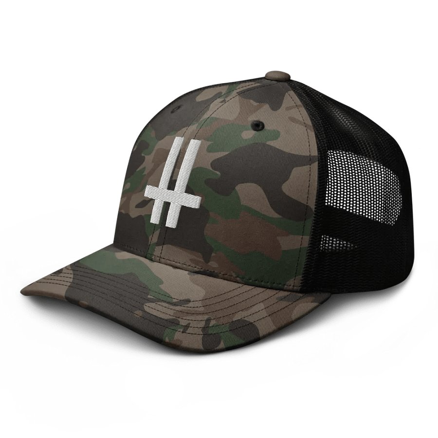 Classic Logo Camo Trucker Hat product image (1)