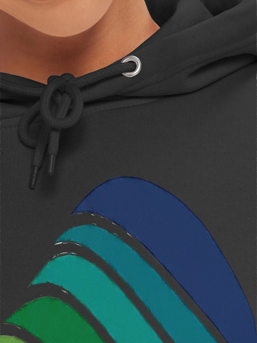 Vibrant Curves Logo Hoodie product image (7)