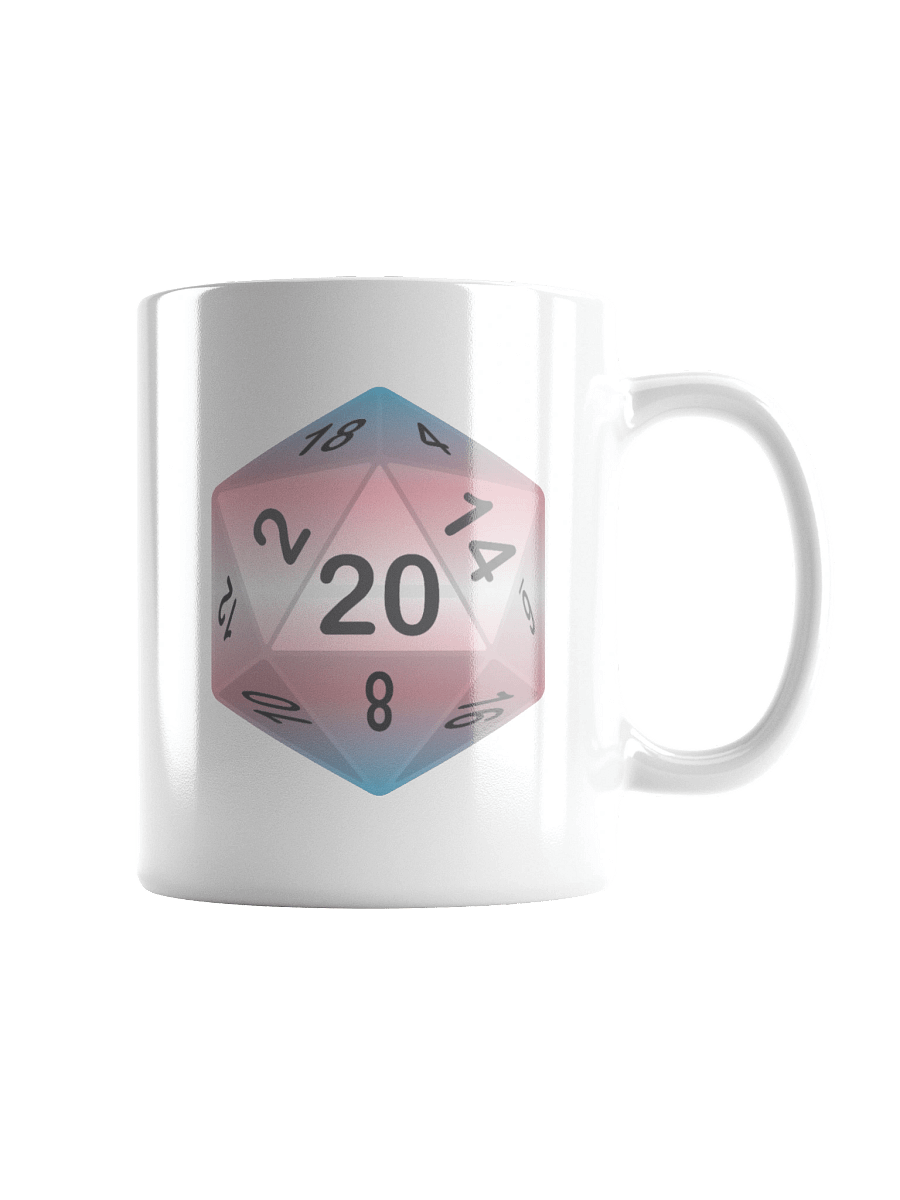 Trans Pride D20 Mug product image (2)