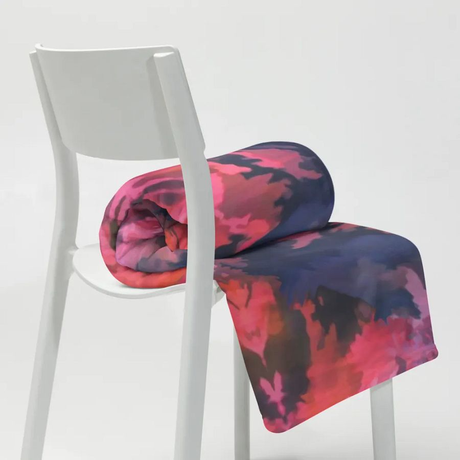 Pink Camo Throw Blanket product image (20)
