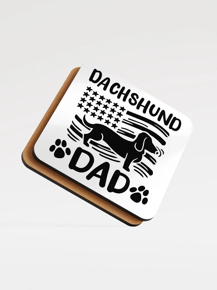 ScarletWolf Weenie Dad Coaster product image (1)