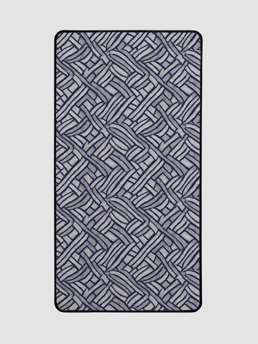 Grey Rectangles Desk Mat product image (2)