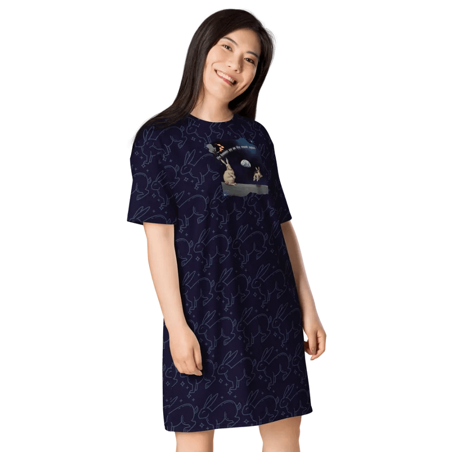 KC, Bunnies on the Moon, Tee Dress product image (4)