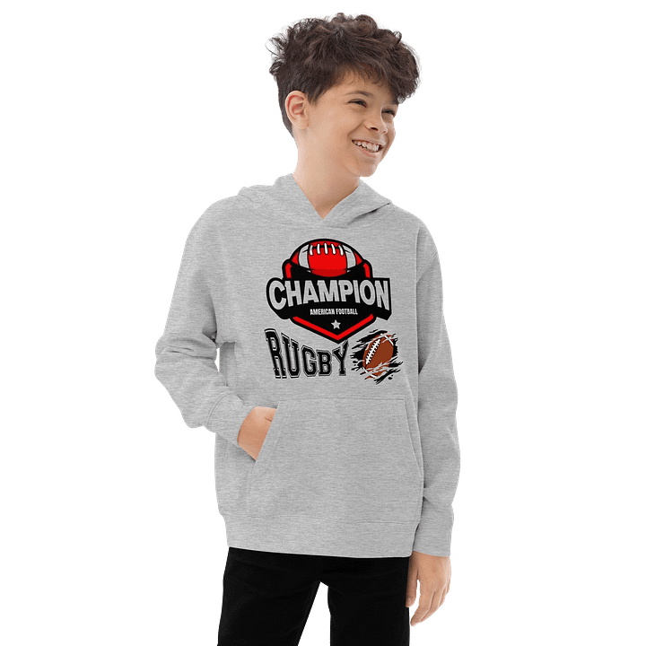 Kids Youth Pullover Fleece American Football Graphic product image (2)