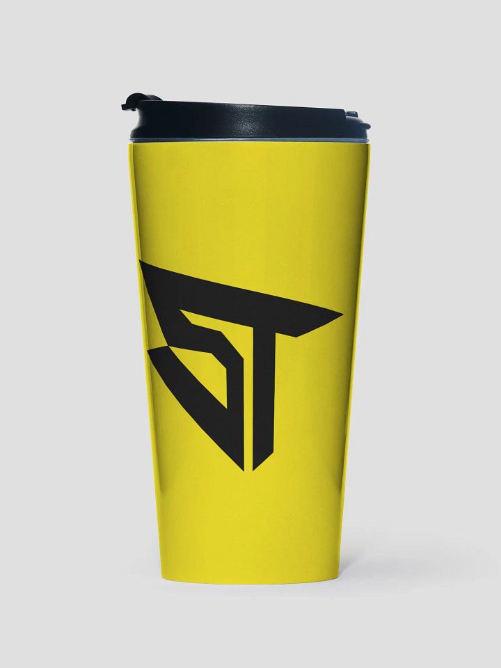 Staffy Logo Inverse Travel Mug (Steel) product image (1)